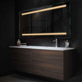 Espejo LED Rectangular | Control por interruptor de pared | Luz blanca cálida - Reyze Seria Salono Model 4